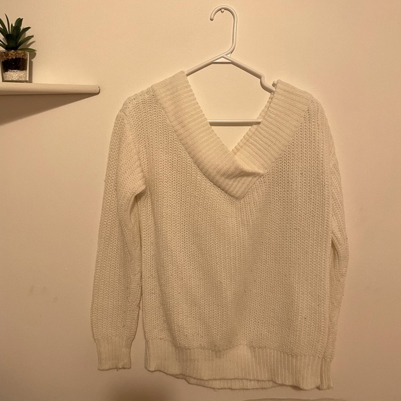 Off the shoulder knit sweater - Picture 1 of 1